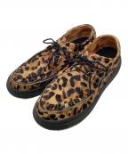 A BATHING APE×AMBUSHアベイシングエイプ×アンブッシュ）の古着「スニーカー レオパード柄 ラバーソールスニーカー」