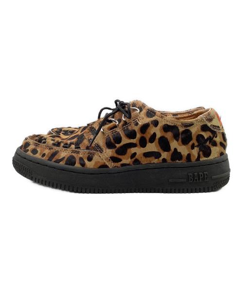 A BATHING APE（アベイシングエイプ）A BATHING APE (アベイシングエイプ) AMBUSH (アンブッシュ) スニーカー レオパード柄 ラバーソールスニーカー サイズ:cm 25の古着・服飾アイテム
