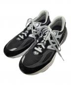 NEW BALANCEニューバランス）の古着「スニーカー Made in USA 990v6」｜ブラック×グレー