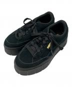 PUMAプーマ）の古着「スニーカー Mayze Stack Suede」｜ブラック