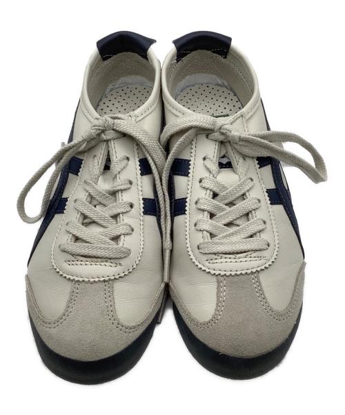Onitsuka Tiger（オニツカタイガー）Onitsuka Tiger (オニツカタイガー) スニーカー MEXICO 66 ライトグレー サイズ:CM 22.5の古着・服飾アイテム