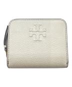 TORY BURCHトリーバーチ）の古着「TORY BURCH　2つ折り財布」｜アイボリー