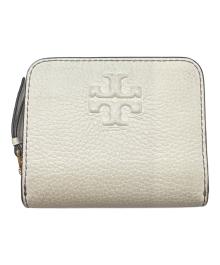 TORY BURCH（トリーバーチ）の古着「TORY BURCH　2つ折り財布」｜アイボリー