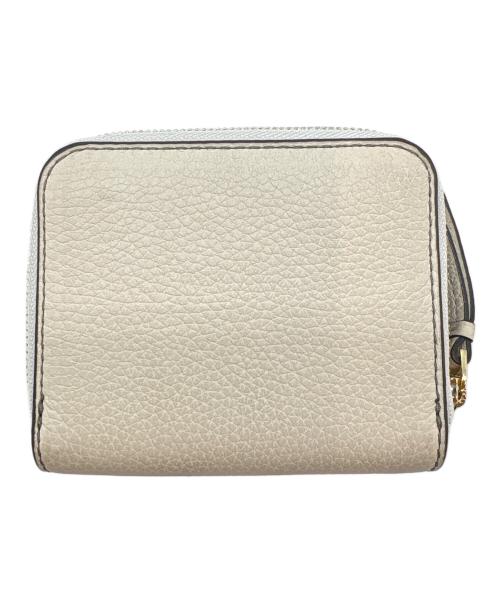 TORY BURCH（トリーバーチ）TORY BURCH (トリーバーチ) TORY BURCH　2つ折り財布 アイボリーの古着・服飾アイテム