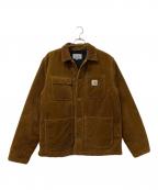 Carhartt WIPカーハート ワーク イン プログレス）の古着「コーデュロイジャケット　☆2」｜ブラウン