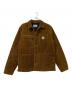 Carhartt WIP（カーハート ワーク イン プログレス）の古着「コーデュロイジャケット　☆2」｜ブラウン