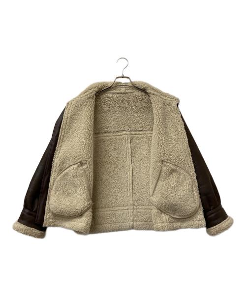 UNGRID（アングリッド）UNGRID (アングリッド) フェイクムートンコート ブラウン サイズ:Sの古着・服飾アイテム