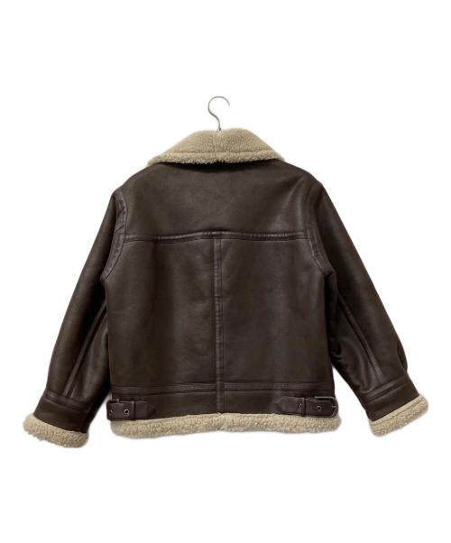 UNGRID（アングリッド）UNGRID (アングリッド) フェイクムートンコート ブラウン サイズ:Sの古着・服飾アイテム