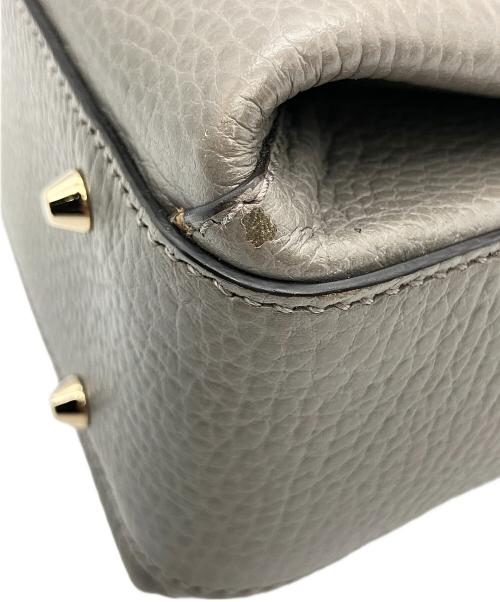 GUCCI（グッチ）GUCCI (グッチ) ショルダーバッグ インターロッキングG チェーンショルダーバッグ グレーの古着・服飾アイテム