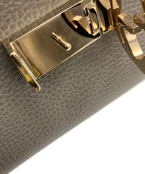 GUCCI（グッチ）GUCCI (グッチ) ショルダーバッグ インターロッキングG チェーンショルダーバッグ グレーの古着・服飾アイテム