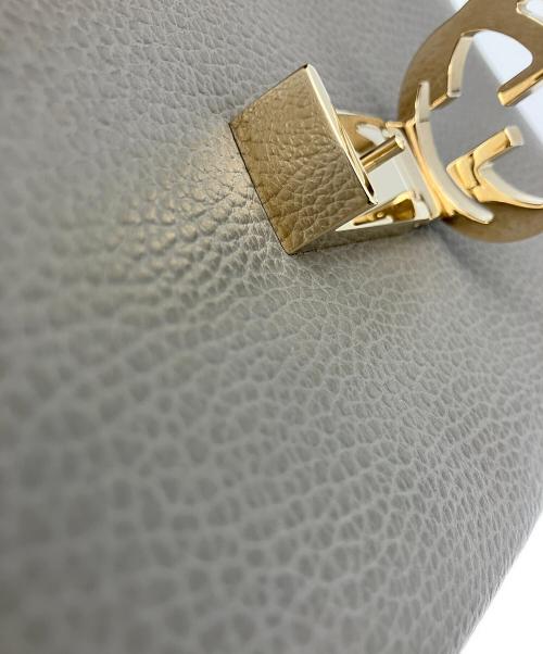 GUCCI（グッチ）GUCCI (グッチ) ショルダーバッグ インターロッキングG チェーンショルダーバッグ グレーの古着・服飾アイテム