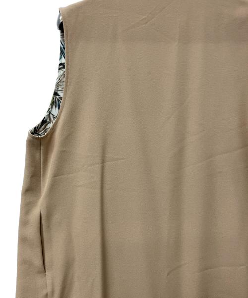ear PAPILLONNER（イアパピヨネ）ear PAPILLONNER (イアパピヨネ) ノースリーブワンピース ベージュ サイズ:FREEの古着・服飾アイテム