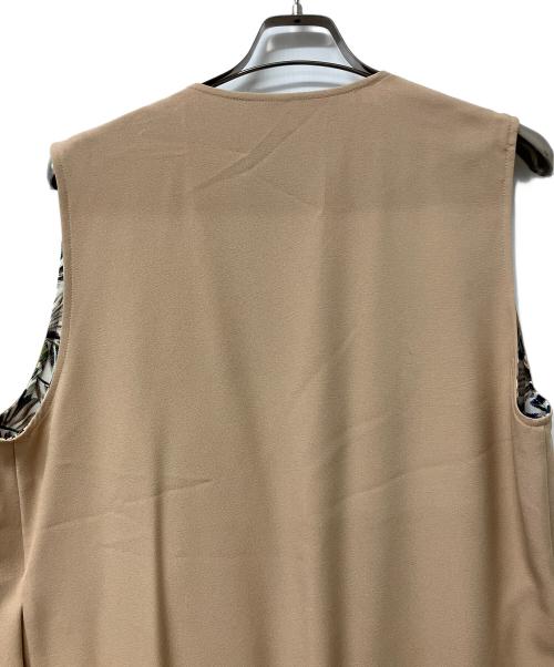 ear PAPILLONNER（イアパピヨネ）ear PAPILLONNER (イアパピヨネ) ノースリーブワンピース ベージュ サイズ:FREEの古着・服飾アイテム