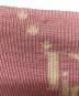 中古・古着 Christian Dior (クリスチャン ディオール) マフラー トロッター柄 ウールマフラー ピンク：22000円