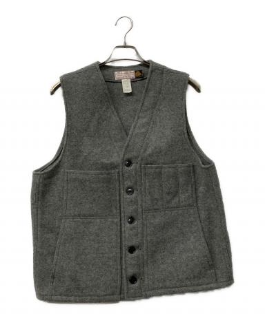 FILSON vintage ウールベスト XL 黒 グレー 中古・古着通販】FILSON GARMENT (フィルソン ガーメント) ウール