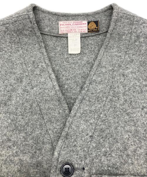 FILSON GARMENT（フィルソン ガーメント）FILSON GARMENT (フィルソン ガーメント) ウールベスト グレー サイズ:SIZE 44の古着・服飾アイテム