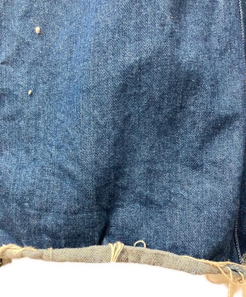 MM6 Maison Margiela（エムエムシックスメゾンマルジェラ）MM6 Maison Margiela (エムエムシックスメゾンマルジェラ) ノースリーブワンピース デニム 切替 デザイン ノースリーブワンピース インディゴ サイズ:38の古着・服飾アイテム