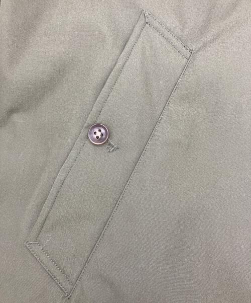 THE NORTHFACE PURPLELABEL（ザ・ノースフェイス パープルレーベル）THE NORTHFACE PURPLELABEL BEAMS (ビームス) ステンカラーコート 無地　　65/35 Insulation Soutien Collar Coat グリーン サイズ:Lの古着・服飾アイテム