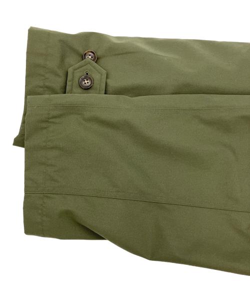 THE NORTHFACE PURPLELABEL（ザ・ノースフェイス パープルレーベル）THE NORTHFACE PURPLELABEL BEAMS (ビームス) ステンカラーコート 無地　　65/35 Insulation Soutien Collar Coat グリーン サイズ:Lの古着・服飾アイテム