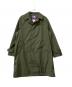 THE NORTHFACE PURPLELABEL（ザ・ノースフェイス パープルレーベル）の古着「ステンカラーコート 無地　　65/35 Insulation Soutien Collar Coat」｜グリーン