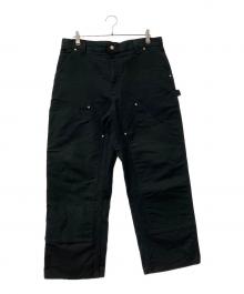CarHartt（カーハート）の古着「ジーンズ　ダブル二ーダックパンツ」｜ブラック