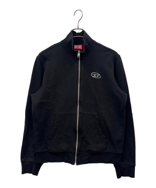 DIESEL（ディーゼル）DIESEL (ディーゼル) DIESEL ジップアップスウェット ブラック サイズ:Lの古着・服飾アイテム