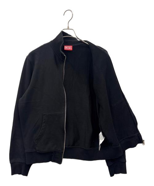 DIESEL（ディーゼル）DIESEL (ディーゼル) DIESEL ジップアップスウェット ブラック サイズ:Lの古着・服飾アイテム