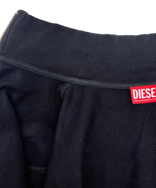 DIESEL（ディーゼル）DIESEL (ディーゼル) DIESEL ジップアップスウェット ブラック サイズ:Lの古着・服飾アイテム