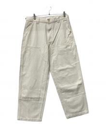 Carhartt WIP（カーハート ワーク イン プログレス）の古着「ダブルニーペインターパンツ」｜ホワイト