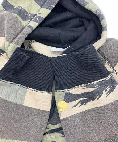 Carhartt WIP（カーハート ワーク イン プログレス）Carhartt WIP (カーハート ワーク イン プログレス) パーカー HOODED CHASE SWEAT（フーデッド チェイス スウェットシャツ） グリーン サイズ:L 未使用品の古着・服飾アイテム