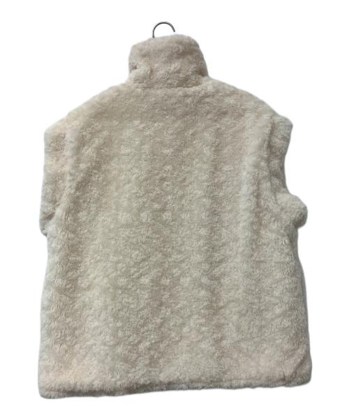 CASA FLINE（カーサフライン）CASA FLINE (カーサフライン) キルティングボアリバーシブルベスト ホワイト サイズ:Fの古着・服飾アイテム