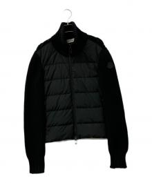 MONCLER（モンクレール）の古着「ダウンジャケット ニット切替ダウンジャケット」｜ブラック