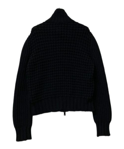 MONCLER（モンクレール）MONCLER (モンクレール) ダウンジャケット ニット切替ダウンジャケット ブラック サイズ:XSの古着・服飾アイテム