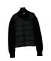 MONCLER（モンクレール）の古着「ダウンジャケット ニット切替ダウンジャケット」｜ブラック