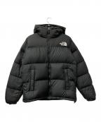 THE NORTH FACEザ ノース フェイス）の古着「ダウンジャケット Nuptse Hoodie」｜ブラック