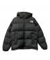 THE NORTH FACE（ザ ノース フェイス）の古着「ダウンジャケット Nuptse Hoodie」｜ブラック
