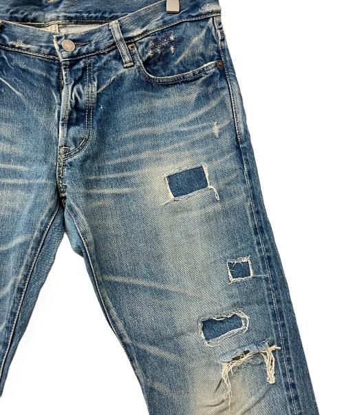 Hysteric Glamour（ヒステリックグラマー）Hysteric Glamour (ヒステリックグラマー) ダメージ加工ジーンズ インディゴ サイズ:34の古着・服飾アイテム
