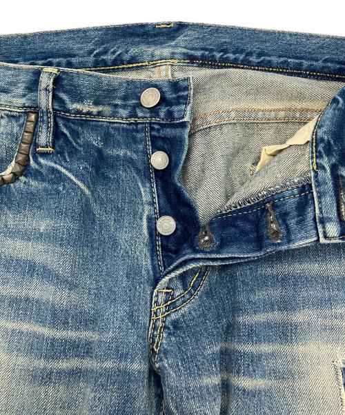 Hysteric Glamour（ヒステリックグラマー）Hysteric Glamour (ヒステリックグラマー) ダメージ加工ジーンズ インディゴ サイズ:34の古着・服飾アイテム