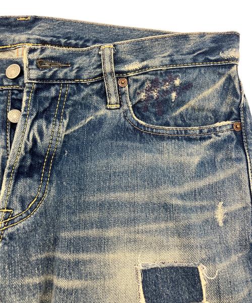Hysteric Glamour（ヒステリックグラマー）Hysteric Glamour (ヒステリックグラマー) ダメージ加工ジーンズ インディゴ サイズ:34の古着・服飾アイテム