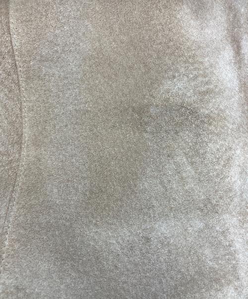 ISSEY MIYAKE（イッセイミヤケ）ISSEY MIYAKE (イッセイミヤケ) スウェードジャケット ベージュ サイズ:Mの古着・服飾アイテム