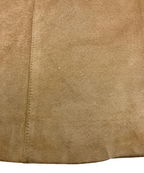 ISSEY MIYAKE（イッセイミヤケ）ISSEY MIYAKE (イッセイミヤケ) スウェードジャケット ベージュ サイズ:Mの古着・服飾アイテム