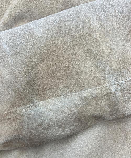 ISSEY MIYAKE（イッセイミヤケ）ISSEY MIYAKE (イッセイミヤケ) スウェードジャケット ベージュ サイズ:Mの古着・服飾アイテム