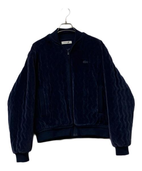 LACOSTE（ラコステ）LACOSTE (ラコステ) ボンバージャケット フリースジャケット ブルー サイズ:38の古着・服飾アイテム