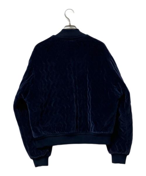 LACOSTE（ラコステ）LACOSTE (ラコステ) ボンバージャケット フリースジャケット ブルー サイズ:38の古着・服飾アイテム