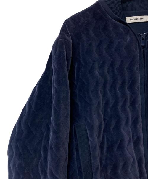 LACOSTE（ラコステ）LACOSTE (ラコステ) ボンバージャケット フリースジャケット ブルー サイズ:38の古着・服飾アイテム