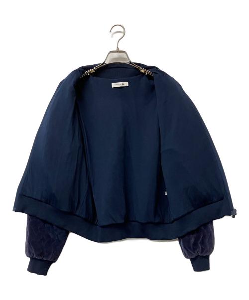 LACOSTE（ラコステ）LACOSTE (ラコステ) ボンバージャケット フリースジャケット ブルー サイズ:38の古着・服飾アイテム