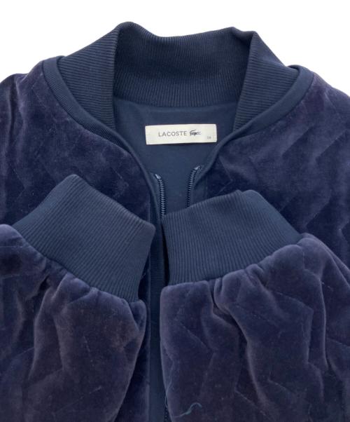 LACOSTE（ラコステ）LACOSTE (ラコステ) ボンバージャケット フリースジャケット ブルー サイズ:38の古着・服飾アイテム
