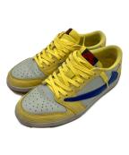 NIKE×Travis Scottナイキ×トラヴィススコット）の古着「ローカットスニーカー Air Jordan 1 Retro Low OG "Canary" 」｜イエロー×グレー×ブルー