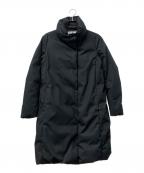 WOOLRICHウールリッチ）の古着「フーデットロングダウンコート」｜ブラック