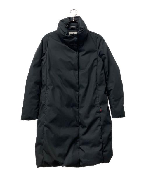 WOOLRICH（ウールリッチ）WOOLRICH (ウールリッチ) フーデットロングダウンコート ブラック サイズ:XSの古着・服飾アイテム